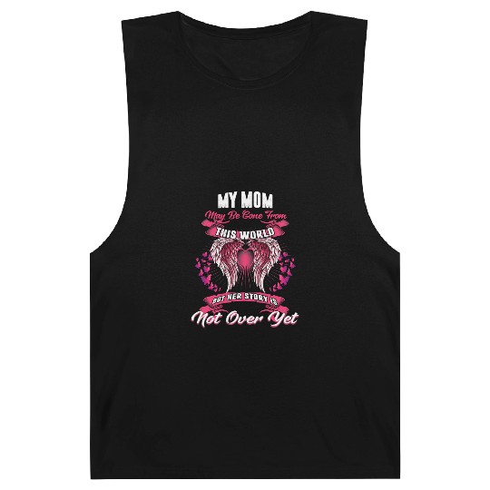 Angel Mommy Angel Wings Apparel Rest in Peace Mom Barnard Tanks