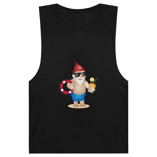 Garden gnome with swimming trunks and lifebuoy Barnard Tanks
