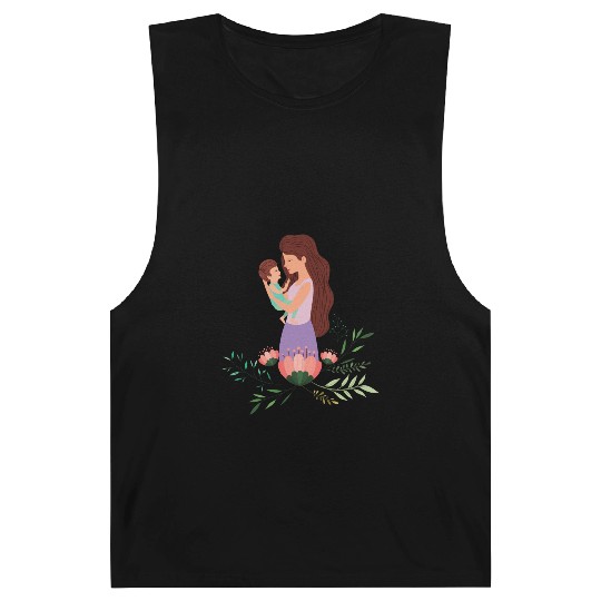 I Love You, Mama & Baby Barnard Tanks, Mommy and Me Barnard Tanks