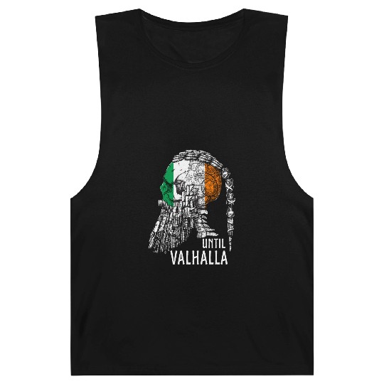 Until Valhalla, Vikings, Viking irish Flag Barnard Tanks