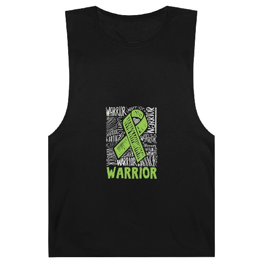 Non-Hodgkins Lymphoma Warrior Lime Green Awareness Barnard Tanks