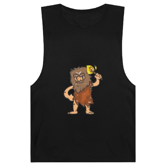 Caveman with Torch Barnard Tanks