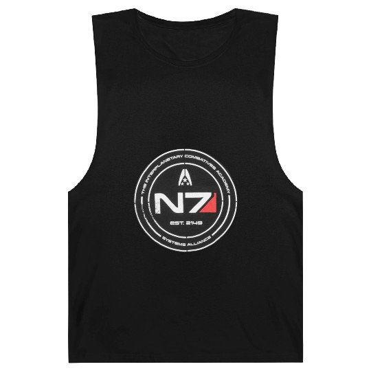 N7 Mass Effect Commander Shepherd Barnard Tanks
