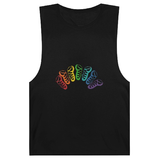 Irish Dance Ghillie Rainbow Barnard Tanks