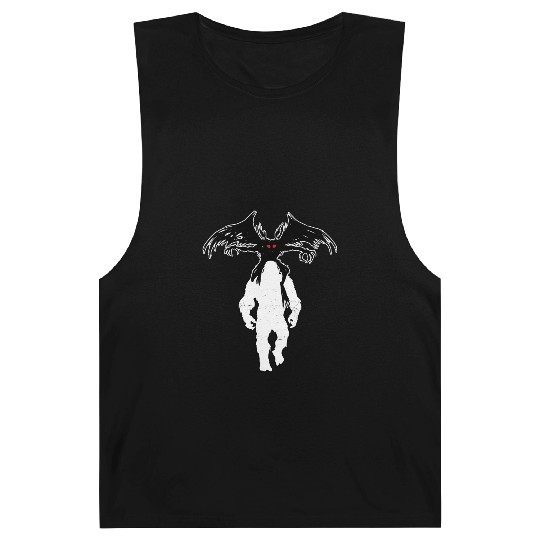 Bigfoot Riding Mothman - Funny Sasquatch Myth Barnard Tanks