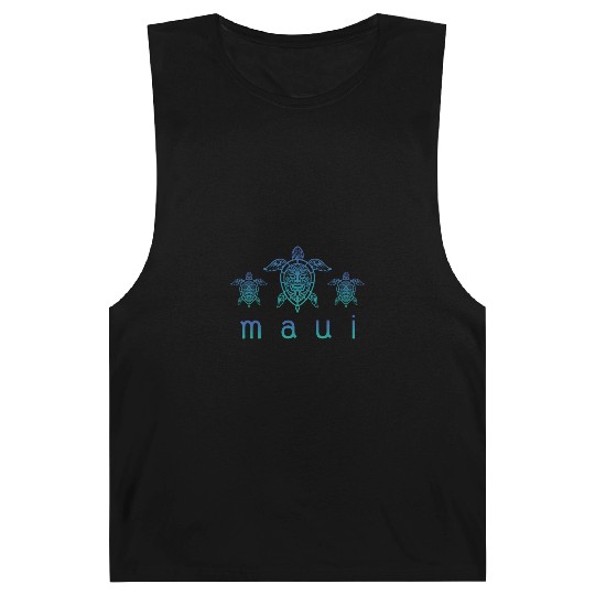 Maui Turtle Hawaii Maui Honolulu Aloha Hula Gift Barnard Tanks