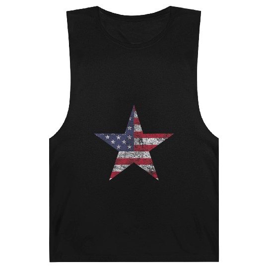 AMERICAN STAR US USA FLAG STARS AND STRIPES Barnard Tanks