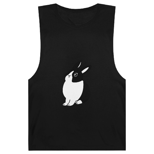 Black And White Dutch Rabbit Barnard Tanks