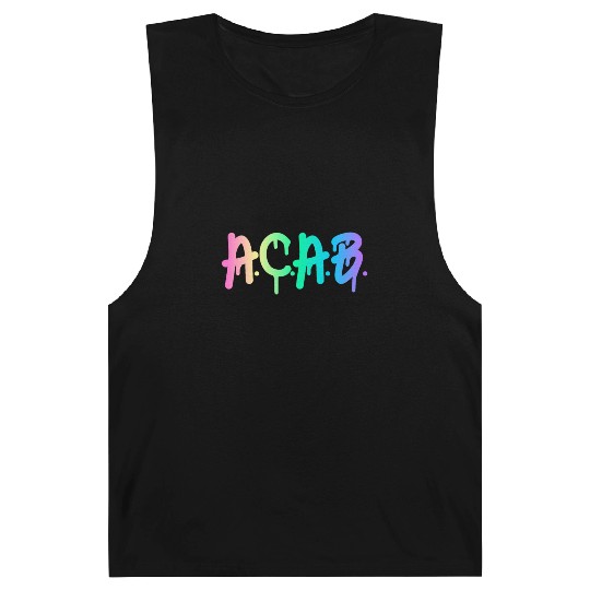 ACAB Rainbow Drip Barnard Tanks