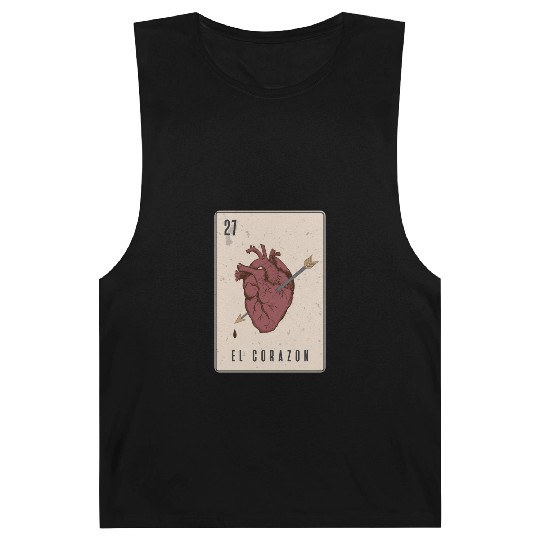 El Corazon Mexican Loteria Barnard Tanks