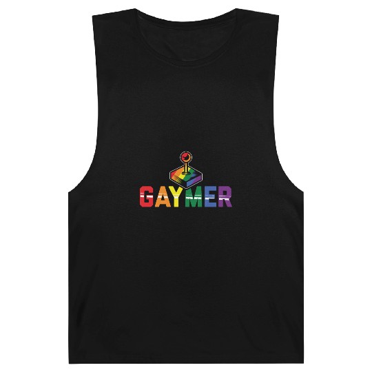 Gaymer Gay Gamer Rainbow Pride LGBT Controller Barnard Tanks
