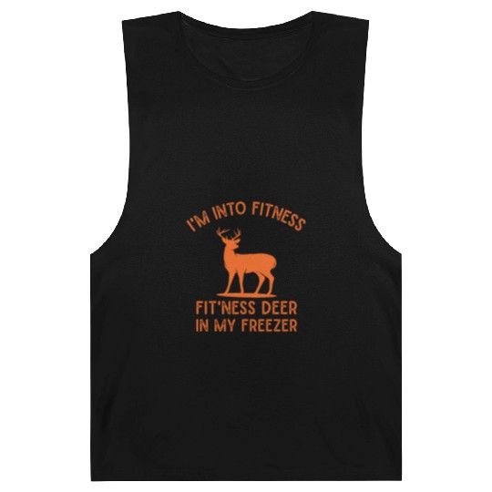 I'm Into Fitness Fit'Ness Deer In My Freezer Barnard Tanks