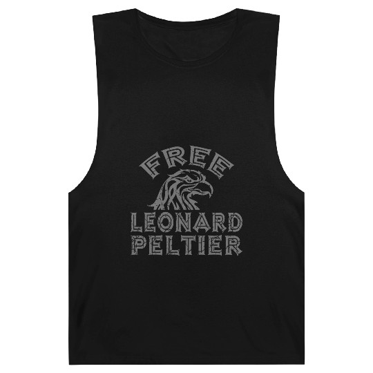 FREE LEONARD PELTIER EAGLE NATIVES grau used look Barnard Tanks