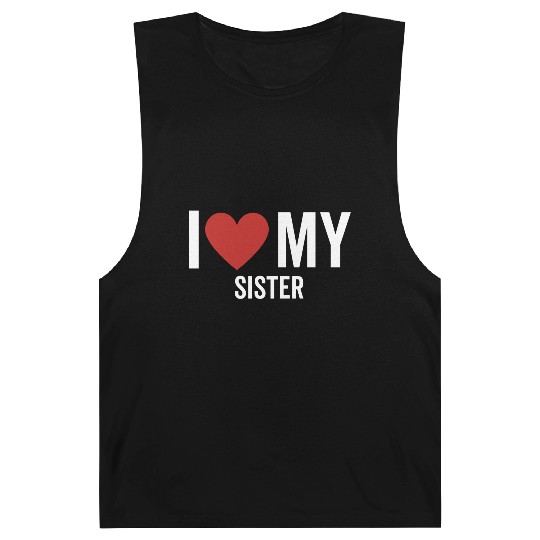 I Love My Sister Barnard Tanks