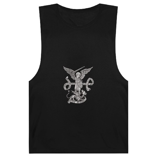 Saint St Michael Catholic Archangel Angel Defender Barnard Tanks
