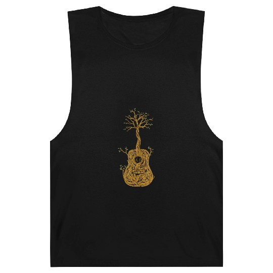 Guitar Tree of Life Nature Guitarist Gift Barnard Tanks
