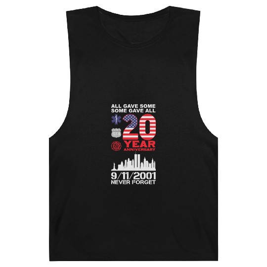 Patriot Day Never Forget 9 11 2001 Anniversary Barnard Tanks