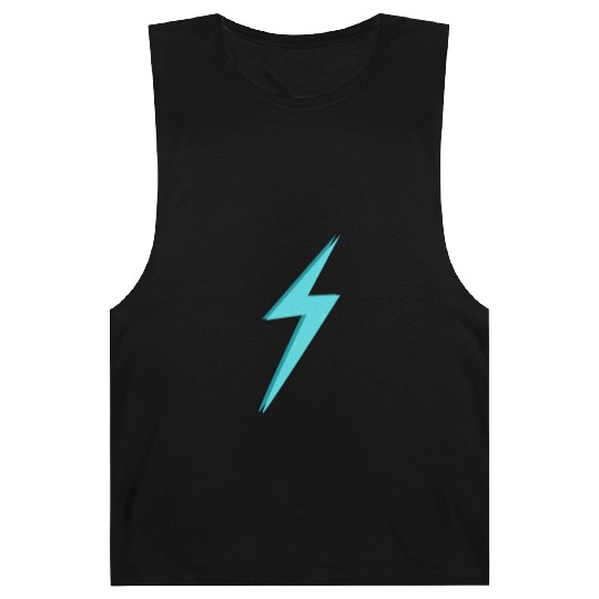 Lightning Bolt Blue Barnard Tanks