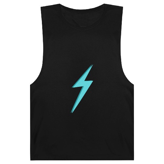 Lightning Bolt Blue Barnard Tanks