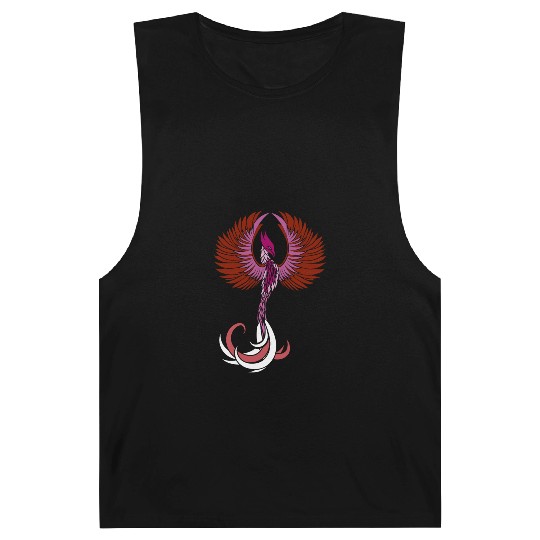 Lesbian Phoenix Support Design Colors Of Lesbian Barnard Tanks