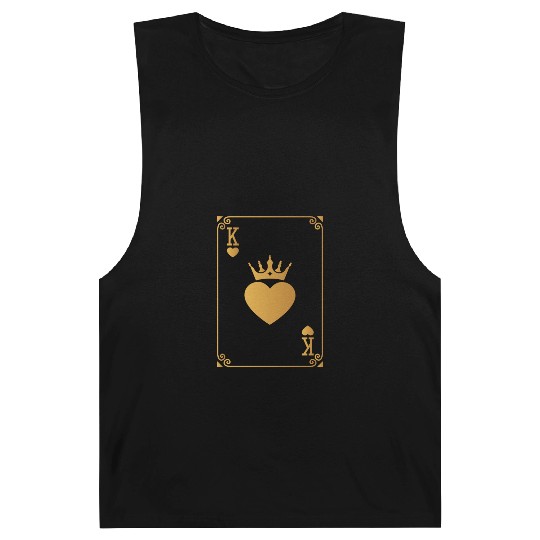 King of Hearts King Queen Couple Halloween Costume Barnard Tanks