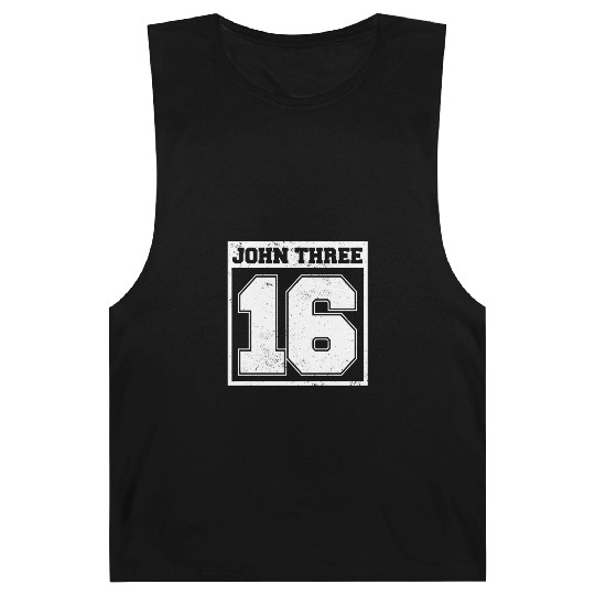 Religious Christian Jesus Christ Bible Verse Barnard Tanks