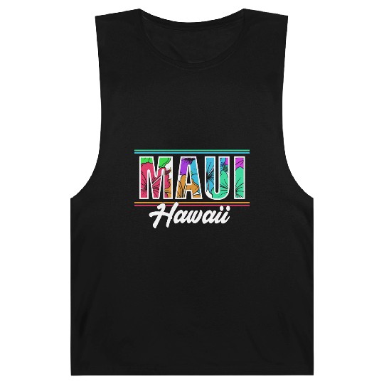 Summer Vacation Beach Maui Hawaii Barnard Tanks