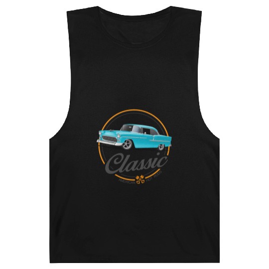 Classic Blue 1955 Street Rod Barnard Tanks