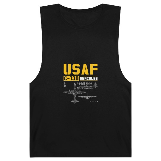 C 130 Hercules US Airborne Fighter Pilot Barnard Tanks