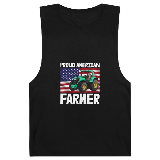 Proud American Farmer Tractor Barnard Tanks