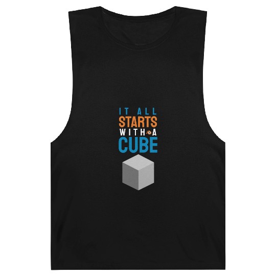It all starts with a cube / 3d artist gift idea Barnard Tanks