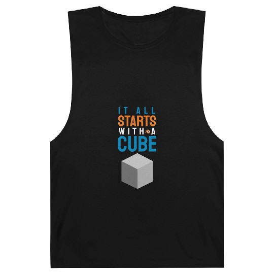 It all starts with a cube / 3d artist gift idea Barnard Tanks
