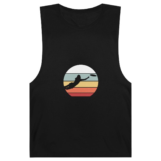 Ultimate Frisbee Retro Vintage Barnard Tanks
