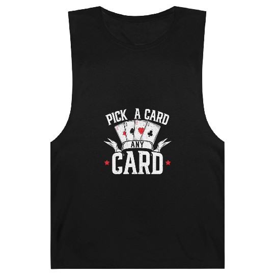 Pick A Card Any Card Magic Magician Wizardry Barnard Tanks