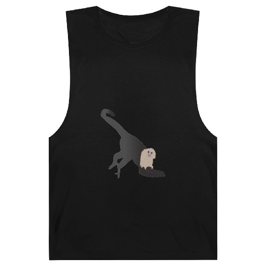 Funny Monkey Lover Gift - capuchin stickers Barnard Tanks