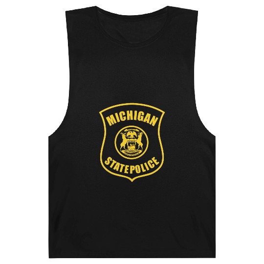 michigan state police logo for black Barnard Tanks