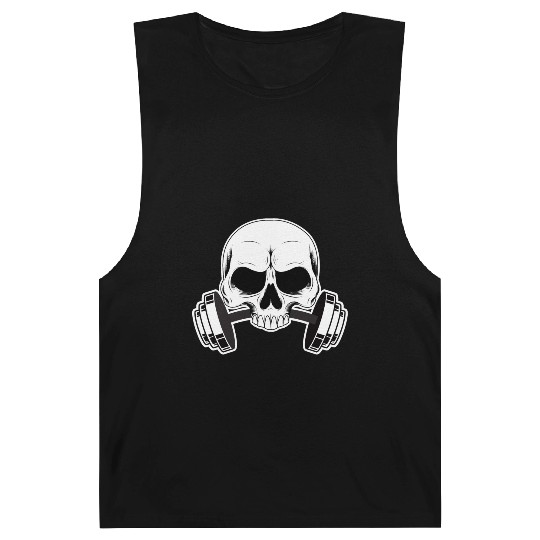 Skull Gym Barbells Barnard Tanks