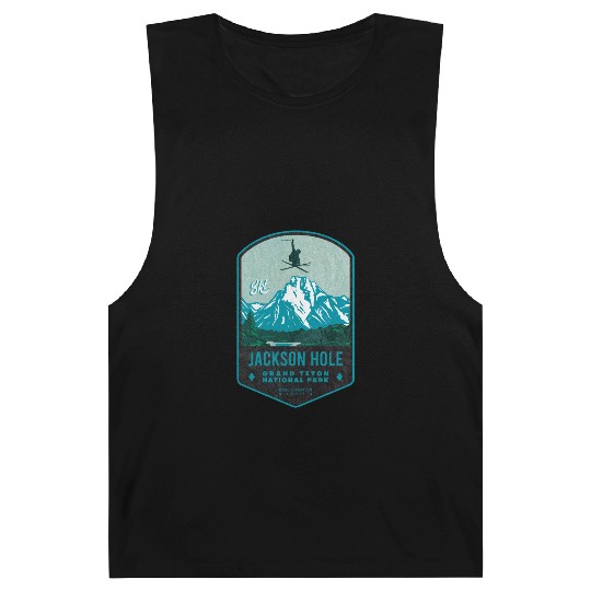 Jackson Hole Ski Badge Barnard Tanks