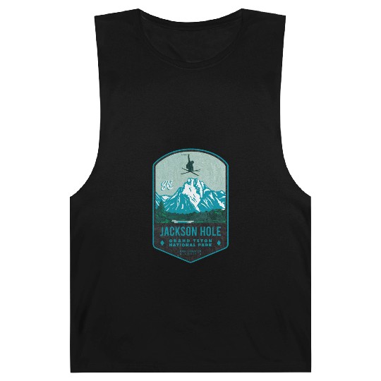 Jackson Hole Ski Badge Barnard Tanks