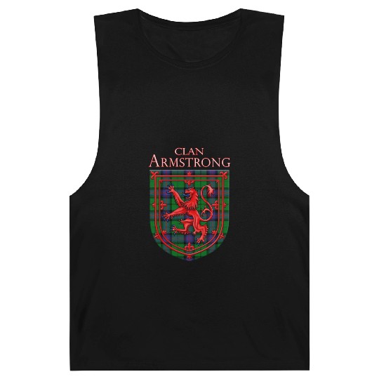 Armstrong Tartan Scottish Plaid Lion Rampant Barnard Tanks