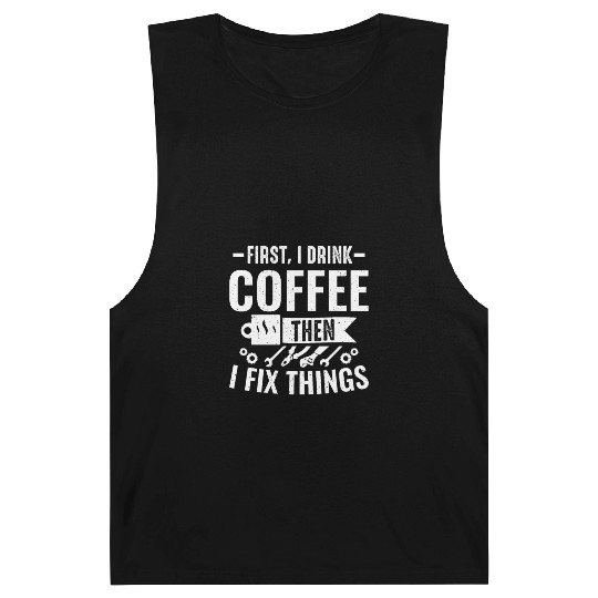Mechanical Drink Coffee Fix Things Car Mechanic Barnard Tanks