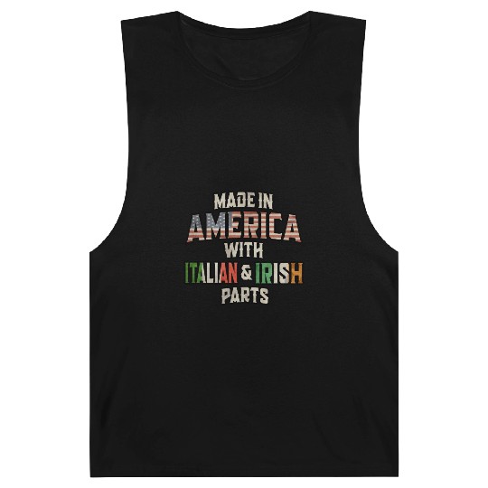 Italian And Irish Made In America Mix Heritage Vin Barnard Tanks