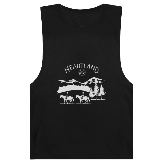heartland ranch, heartland, sunset, vintage, retro Barnard Tanks