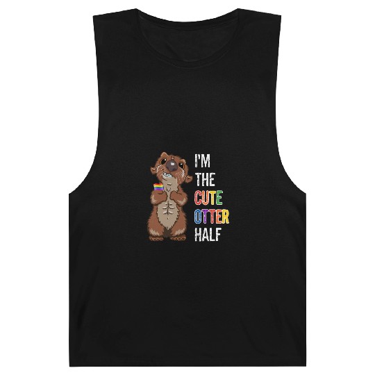 Orlando Red Barnard Tanks Gay Pride Couples Gay Otter Half