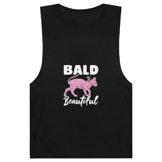 Bald Is Beautiful Sphynx Cat Hair less Sphynx Barnard Tanks