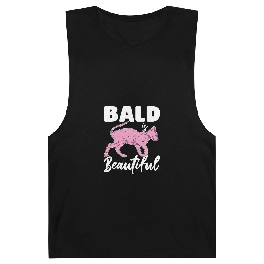 Bald Is Beautiful Sphynx Cat Hair less Sphynx Barnard Tanks