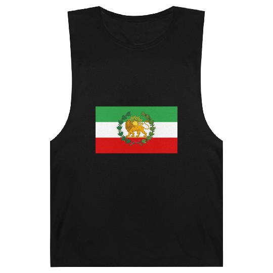 Flag of Iran Lion and Sun Barnard Tanks