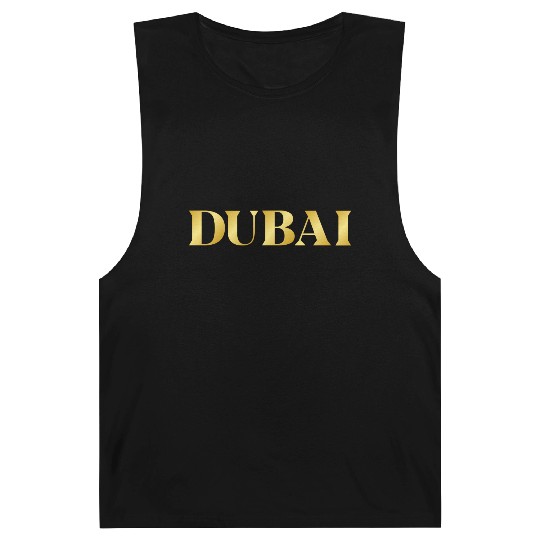 Modern Gold Glam Dubai City Typography Barnard Tanks