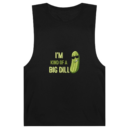 Big Deal Dill Pickle Funny Slogan Barnard Tanks
