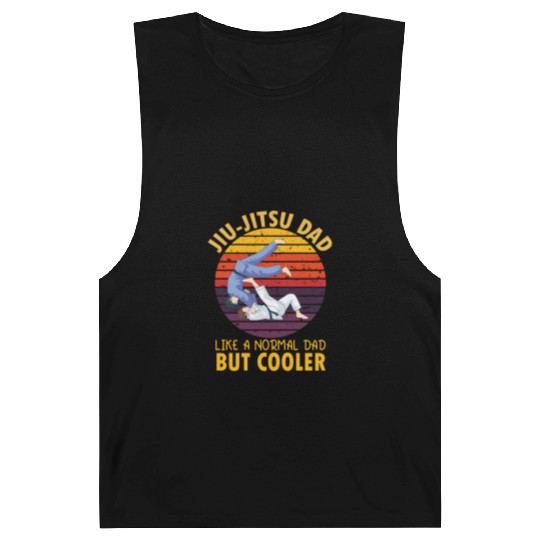 Jiu Jitsu Dad like a normal dad but cooler Barnard Tanks